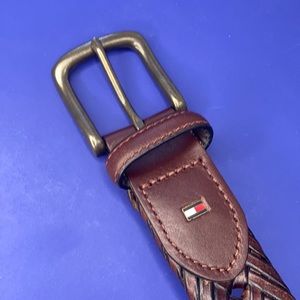 Men’s Tommy Hilfiger Braided Belt - Dark Brown